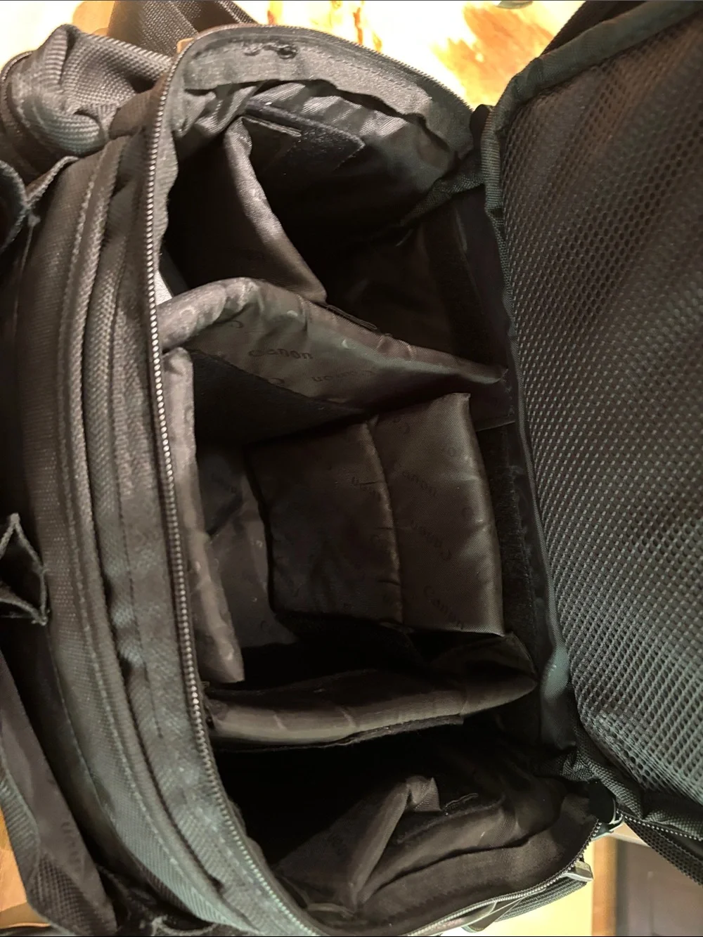 Canon Rebel DSLR with Black Camera Bag, Straps and Lenses